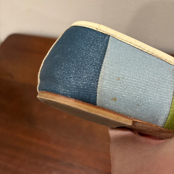 Coach Laila Canvas Striped Ballet Flats - Multicolor, 10 - Picture 5 of 8